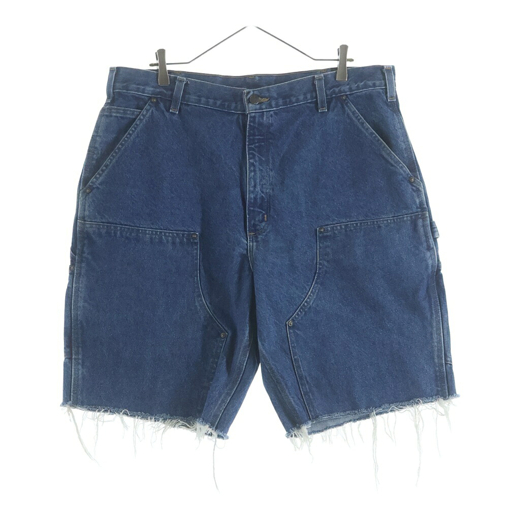 CARHARTT(カーハート) サイズ:W38 L32 10s メキシコ製 ダブルニー カットオフ デニム ショートパンツ インディゴ【中古】【程度B】【カラーブルー】【取扱店舗BRINGアメリカ村店】|ブランド買取・販売 BRING