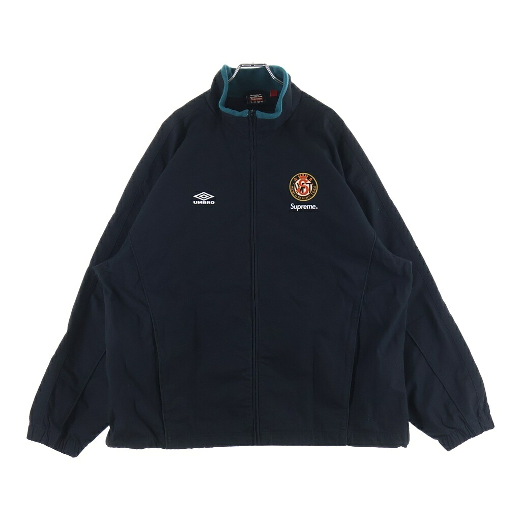 SUPREME(シュプリーム) サイズ:XL 23AW &times;Umbro Cotton Ripstop Track Jacket アンブロ コットンリップストップトラックジャケット ブラック【中古】【程度B】【カラーブラック】【取扱店舗BRING福岡天神店】｜ブランド買取・販売　BRING