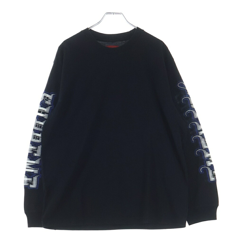 SUPREME(シュプリーム) サイズ:S 25AW Intarsia Sleeve L/S Top インターシャスリーブ 長袖Tシャツカットソー ブラック【新古品/中古】【程度S】【カラーブラック】【取扱店舗BRING福岡天神店】|ブランド買取・販売 BRING