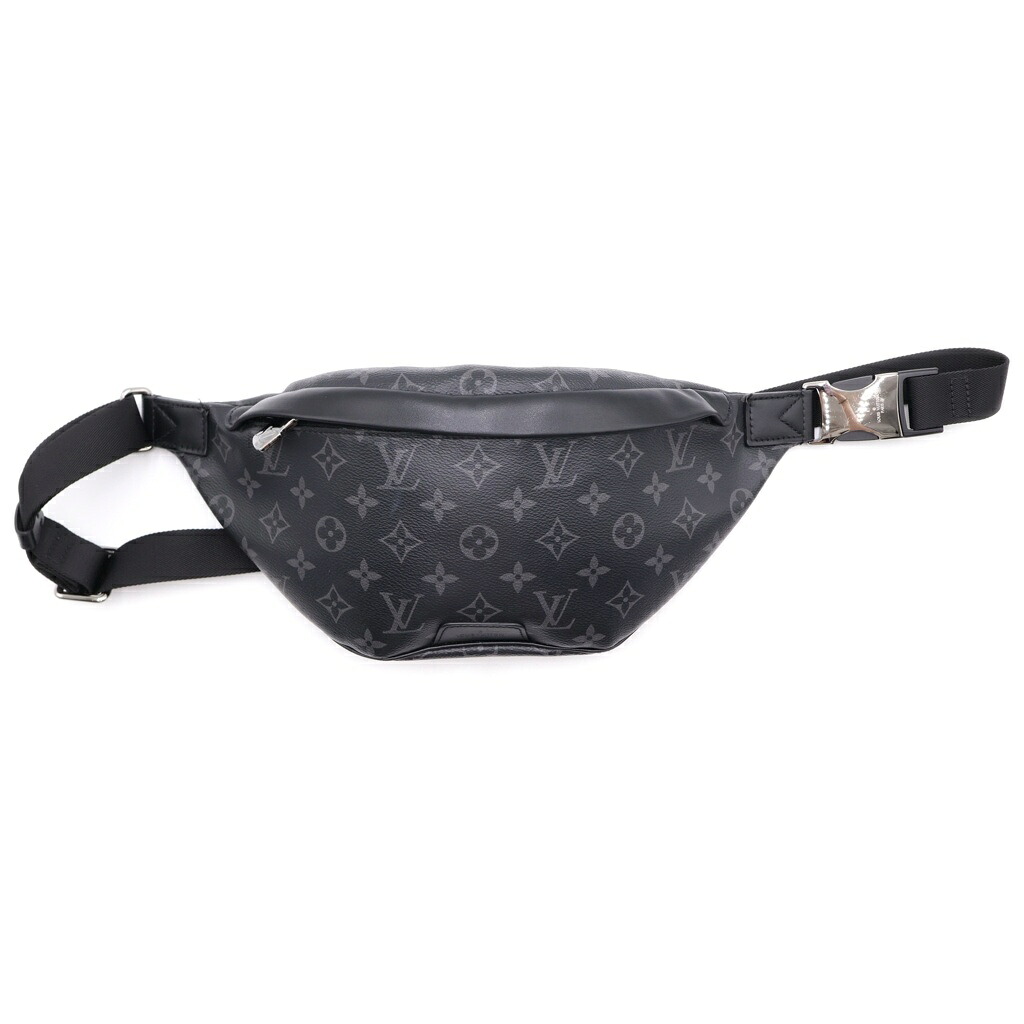 LOUIS VUITTON(ルイヴィトン) モノグラム エクリプス ディスカバリー バムバッグPM PVC レザー ウエストバッグ ボディバッグ ショルダーバッグ ICタイプ ブラック M46035【中古】【程度B】【カラーブラック】【取扱店舗新宿】|ブランド買取・販売 BRING