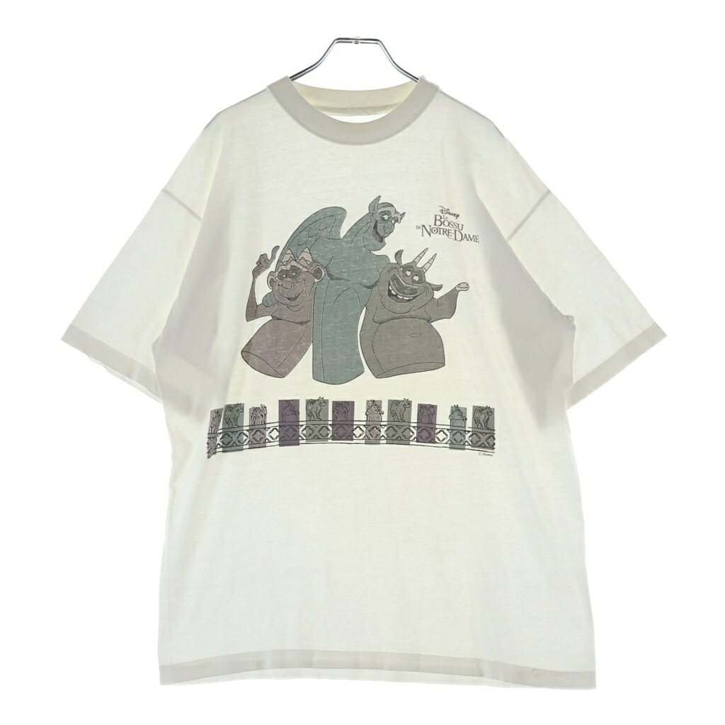 VINTAGE(ヴィンテージ) サイズ:- 90S VINTAGE DISNEY THE HUNCHBACK OF NOTRE DAME TEE EURO ヴィンテージ ディズニー ノートルダムの鐘 フロントプリントTシャツ 半袖クルーネック【中古】【程度B】【カラーホワイト】【取扱店舗AWESOME高円寺店】|ブランド買取・販売 BRING