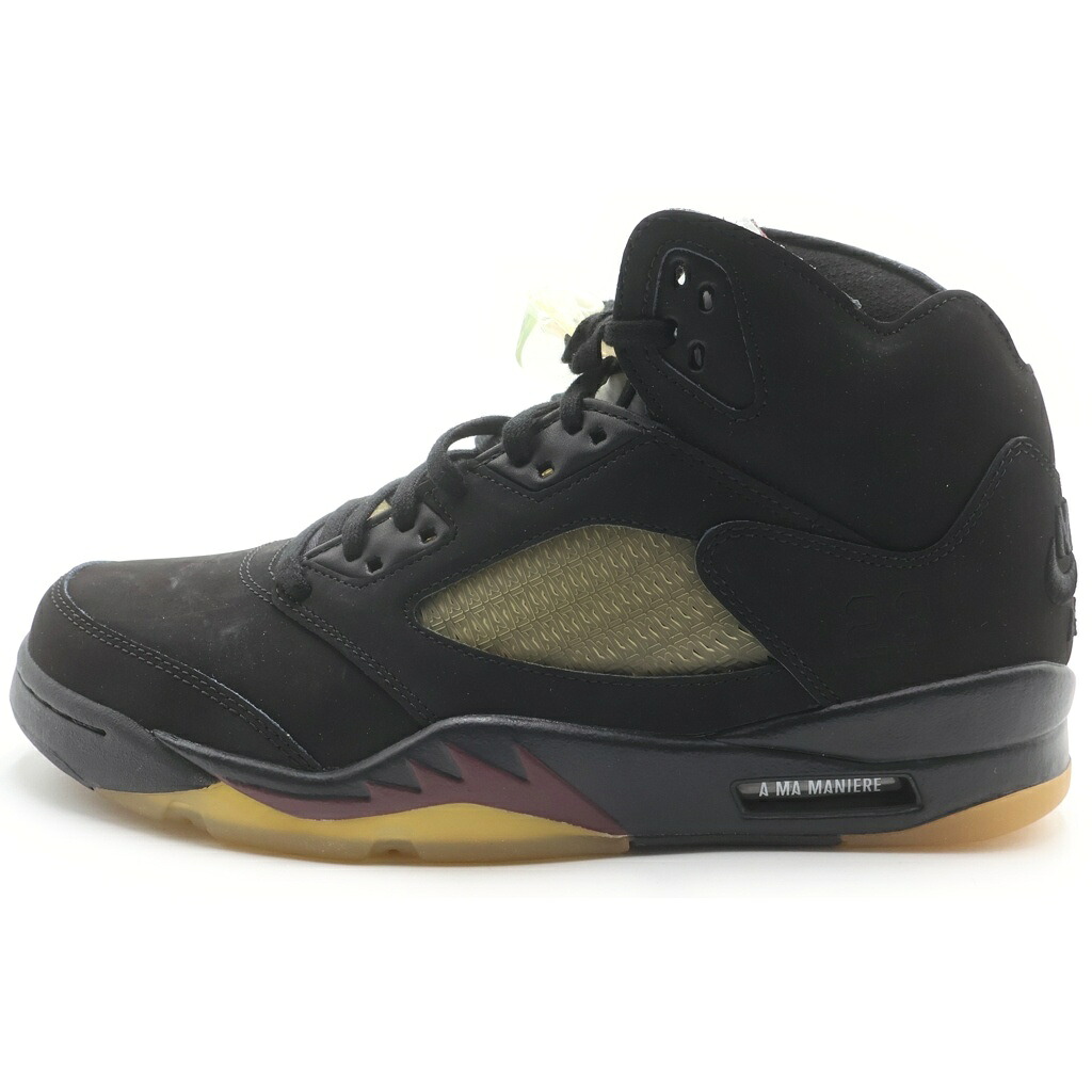 NIKE(ナイキ) サイズ:27.5cm ×A MA MANIERE AIR JORDAN5 RETRO SP Black FD1330-001 アママニエール エアジョーダン5 レトロ ハイカットスニーカー ブラック US9.5/27.5cm【新古品/中古】【程度S】【カラーブラック】【オンライン限定商品】|ブランド買取・販売 BRING