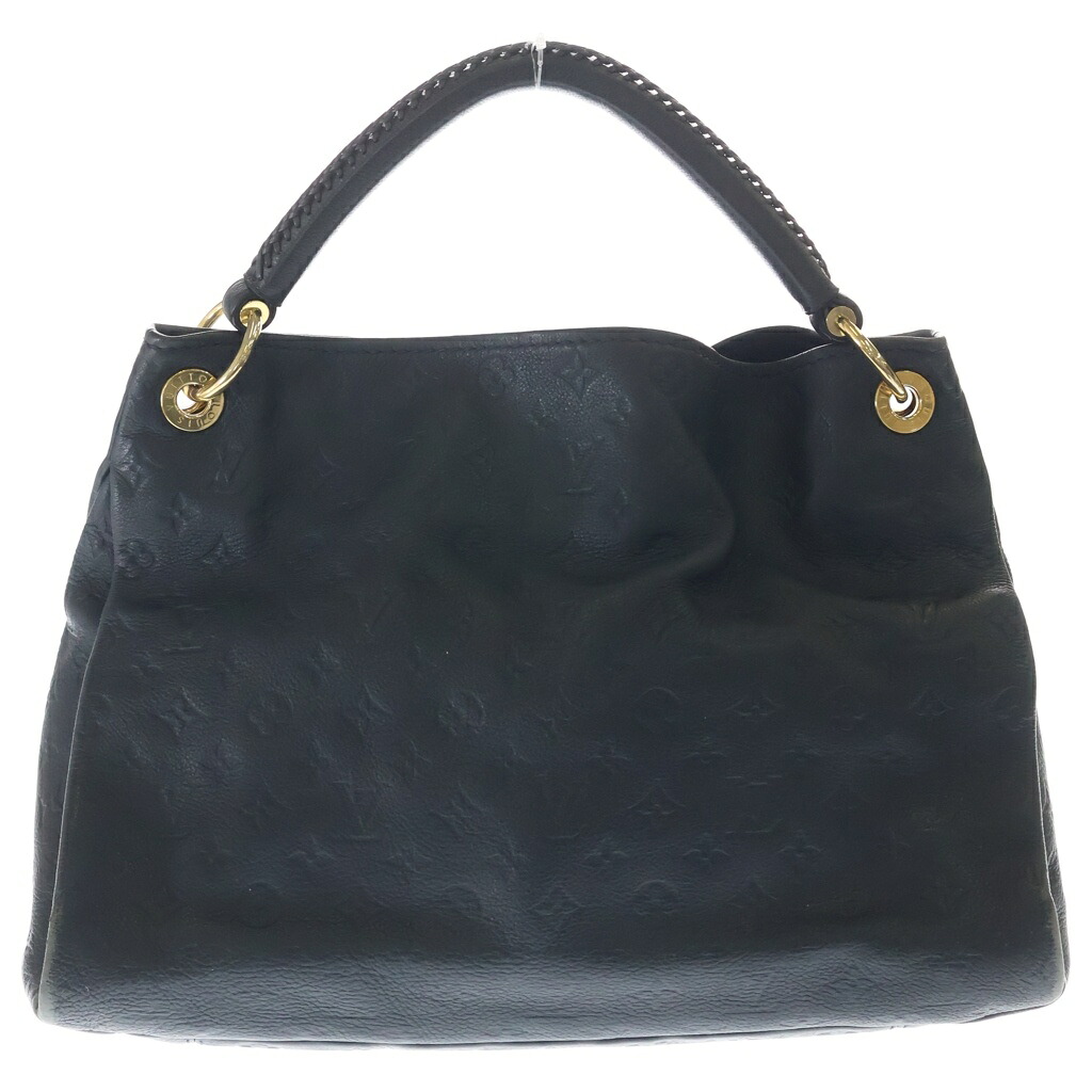 LOUIS VUITTON(ルイヴィトン) モノグラムアンプラント アーツィーMM レザー ゴールド金具 ハンドバッグ トートバッグ ブラック M93448【中古】【程度B】【カラーブラック】【取扱店舗BRING札幌店】｜ブランド買取・販売　BRING 90,750円