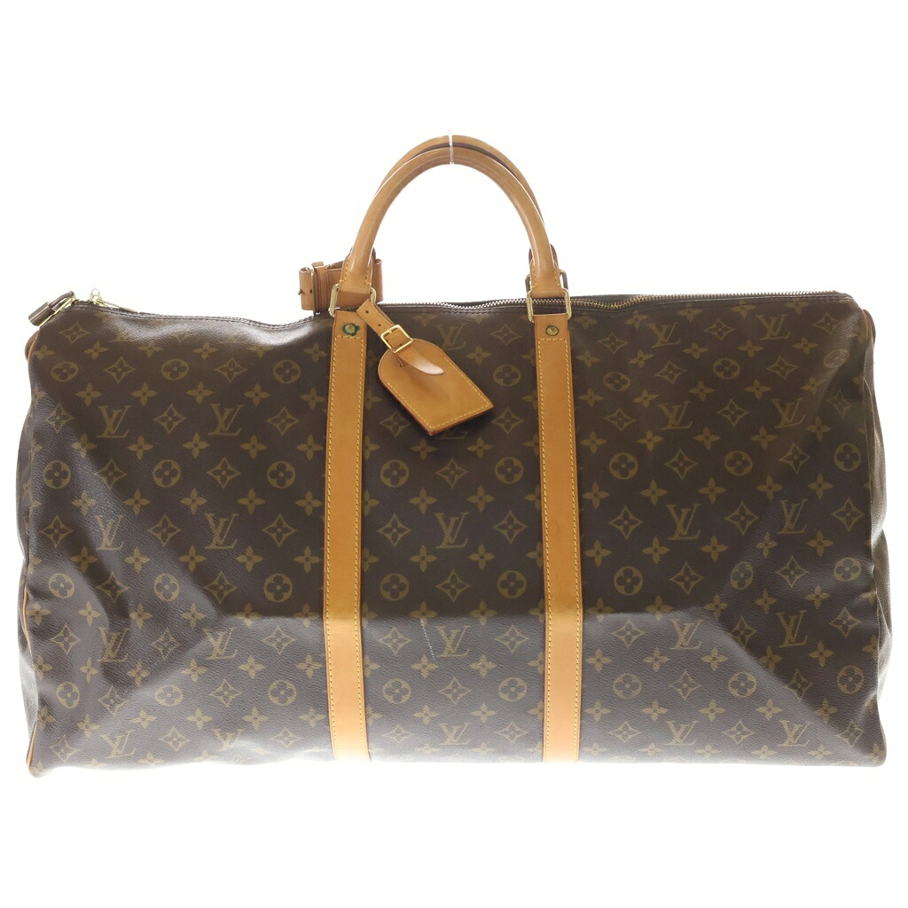 LOUIS VUITTON(ルイヴィトン) モノグラム キーポル60 ボストンバッグ ブラウン PVC レザー M41422【中古】【程度B】【カラーブラウン】【取扱店舗OneStyle新宿店】｜ブランド買取・販売　BRING 47,520円