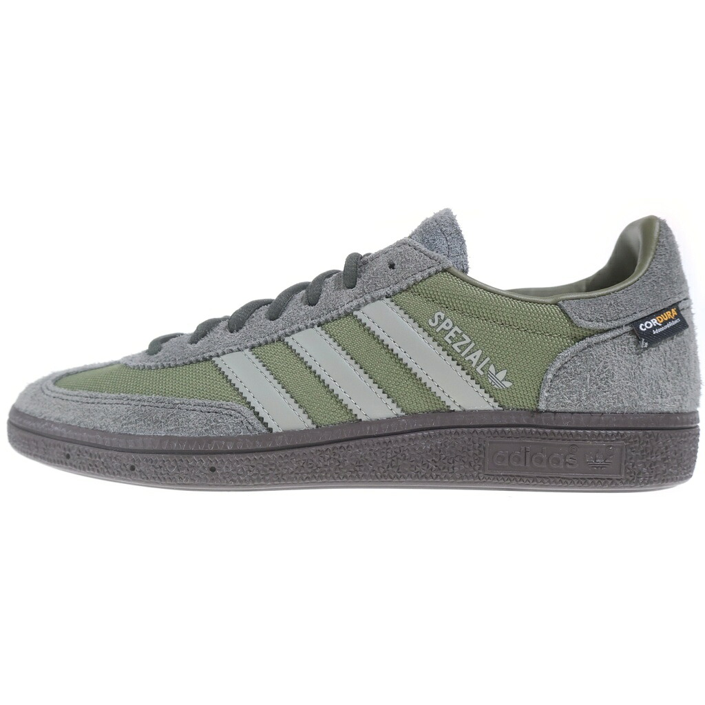 adidas(アディダス) サイズ:US9/27cm HANDBALL SPEZIAL CORDURA ハンドボール スペツィアル コーデュラ ローカットスニーカー グリーン/グレー US9/27cm IE6602【新古品/中古】【程度S】【カラーグリーン】【オンライン限定商品】｜ブランド買取・販売　BRING