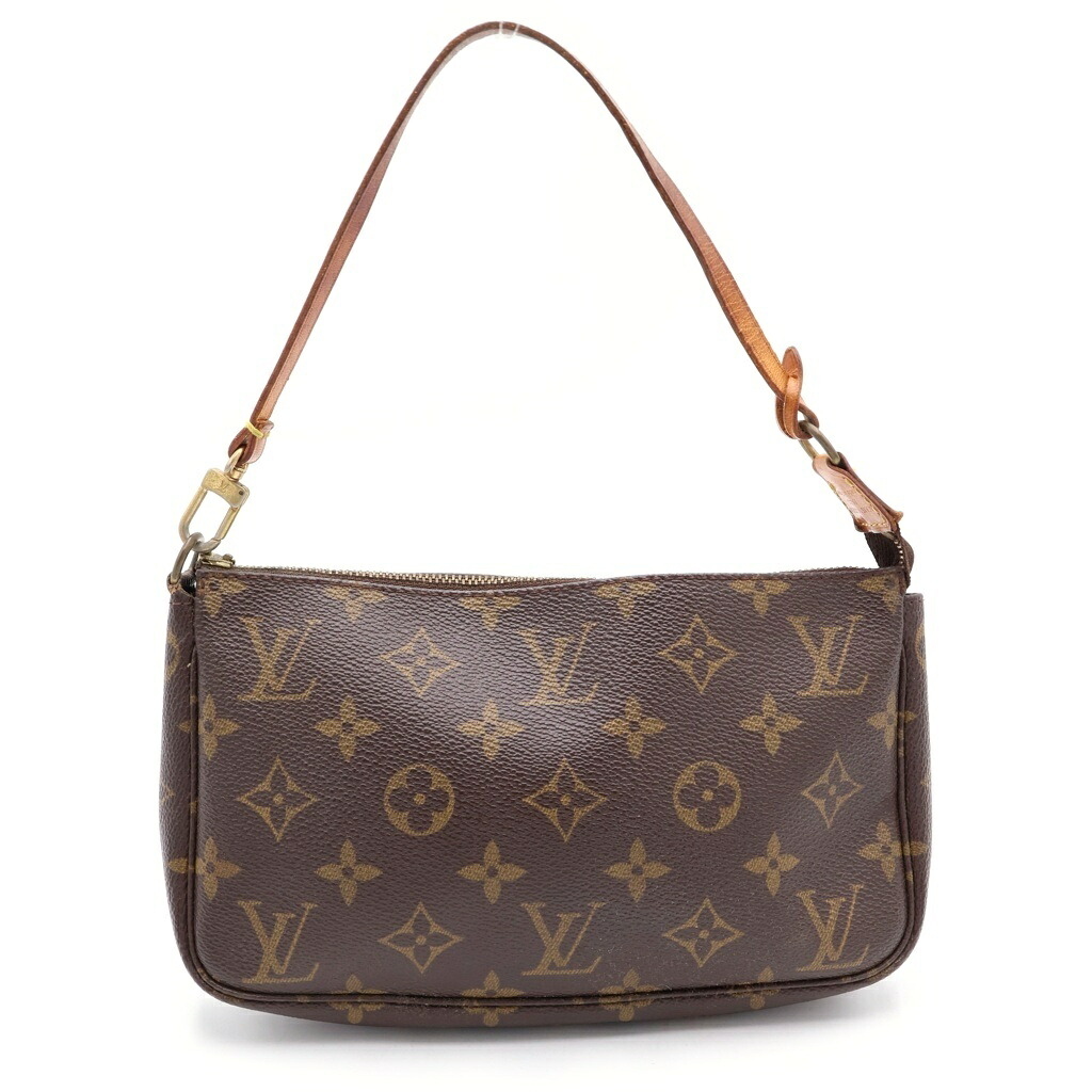 LOUIS VUITTON(ルイヴィトン) サイズ:- ポシェットアクセソワール ポーチ モノグラム PVC レザー ブラウン M51980【中古】【程度B】【カラーブラウン】【取扱店舗BRING札幌店】｜ブランド買取・販売　BRING