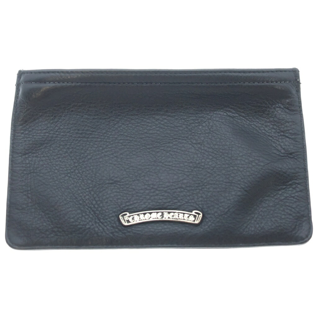 CHROME HEARTS(クロムハーツ) ZPR CHNG PURSE2 ジッパーチェンジパース レザーコインケース ブラック【中古】【程度B】【カラーブラック】【取扱店舗BRING横浜ビブレ店】｜ブランド買取・販売　BRING 59,994円