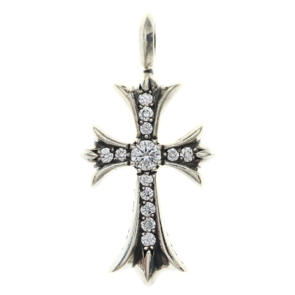 CHROME HEARTS(クロムハーツ) TNY CRSF P/DIA タイニーファットクロス PAVEダイヤ ペンダントトップ シルバー BCA323【中古】【程度B】【カラーシルバー】【取扱店舗OneStyle原宿店】｜ブランド買取・販売　BRING 418,000円