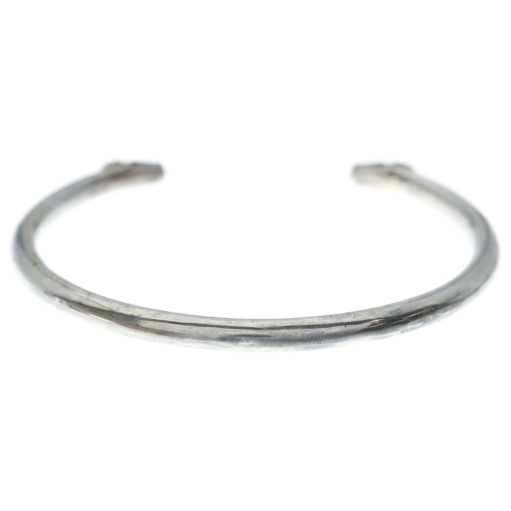 CHROME HEARTS(クロムハーツ) サイズ:- BANGLE DOUBLE DOG ダブルドッグ バングル ブレスレット シルバー BCA125【中古】【程度A】【カラーシルバー】【取扱店舗BRING京都河原町店】｜ブランド買取・販売　BRING