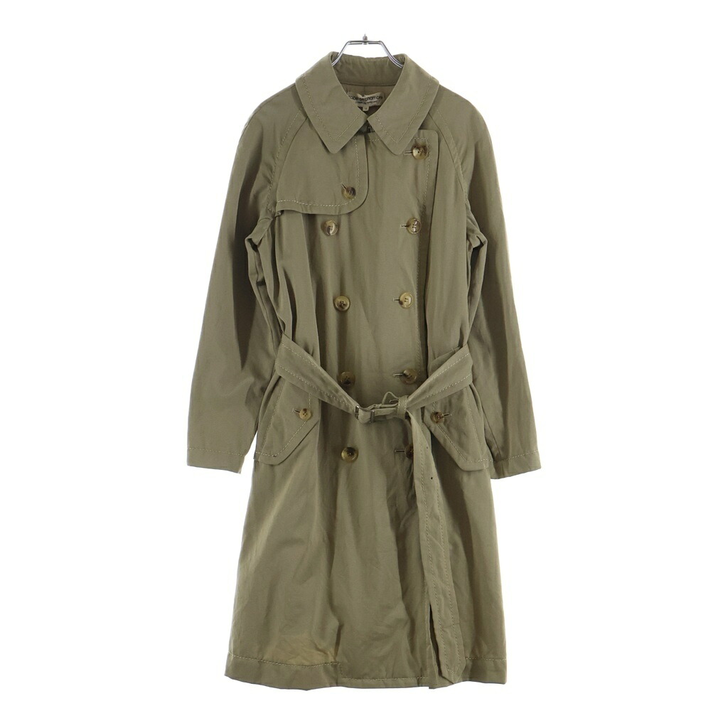 robe de chambre COMME des GARCONS(ローブドシャンブル コムデギャルソン) サイズ:M ステッチデザイン ウール トレンチコート ベージュ レディース RU-C002 AD2003【中古】【程度B】【カラーベージュ】【オンライン限定商品】｜ブランド買取・販売　BRING