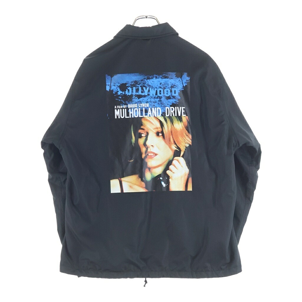 WACKO MARIA(ワコマリア) サイズ:L 26SS ×MULHOLLAND DRIVE COACH JACKET マルホランドドライブ バックプリント コーチジャケット ブラック MD-WM-BL03【中古】【程度A】【カラーブラック】【取扱店舗BRING横浜ビブレ店】|ブランド買取・販売 BRING