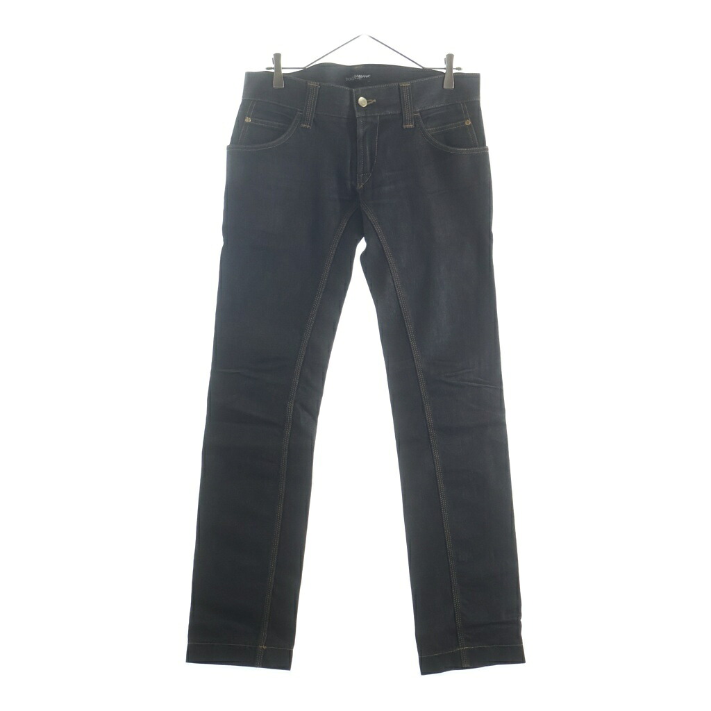DOLCE & GABBANA(ドルチェアンドガッバーナ) サイズ:48 デニムパンツ ジーンズ ブラック #48 G3S1GD【中古】【程度B】【カラーブラック】【オンライン限定商品】｜ブランド買取・販売　BRING