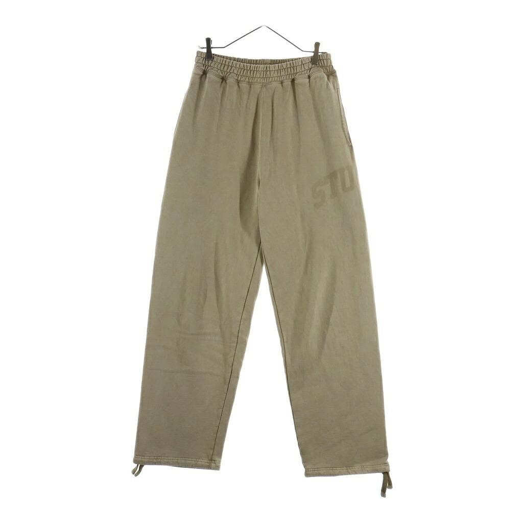 STUSSY(ステューシー) サイズ:S Fleece Pant Faded Graphic 116667 フェイデッド グラフィック ロゴ フリース スウェットパンツ ベージュ【中古】【程度A】【カラーベージュ】【取扱店舗BRING札幌店】|ブランド買取・販売 BRING