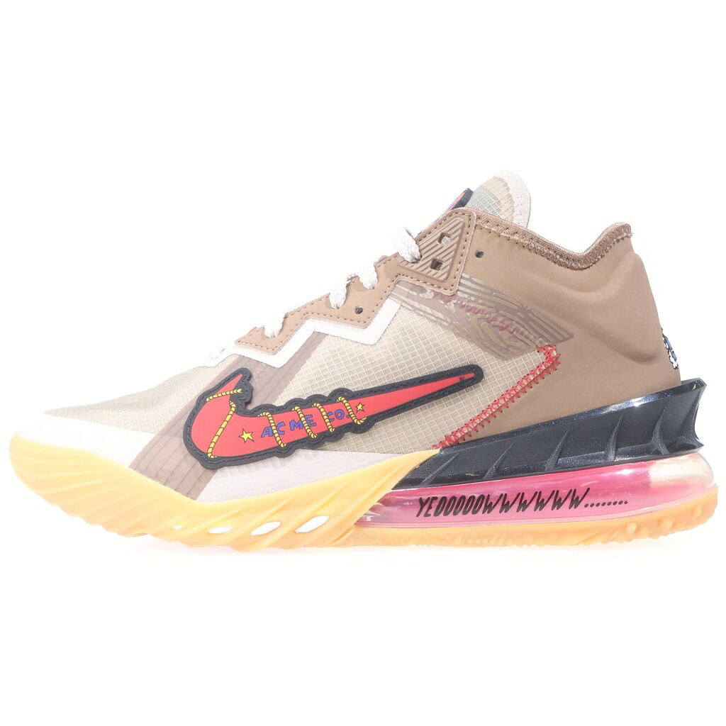 NIKE(ナイキ) サイズ:27.5cm &times; SPACE PLAYERS &times; ROADRUNNER LEBRON 18 LOW スペースプレイヤー ロードランナー レブロン 18 ローカットスニーカー ベージュ/ブルー US9/27.5cm CV7562-401【新古品/中古】【程度S】【カラーベージュ】【オンライン限定商品】｜ブランド買取・販売　BRING