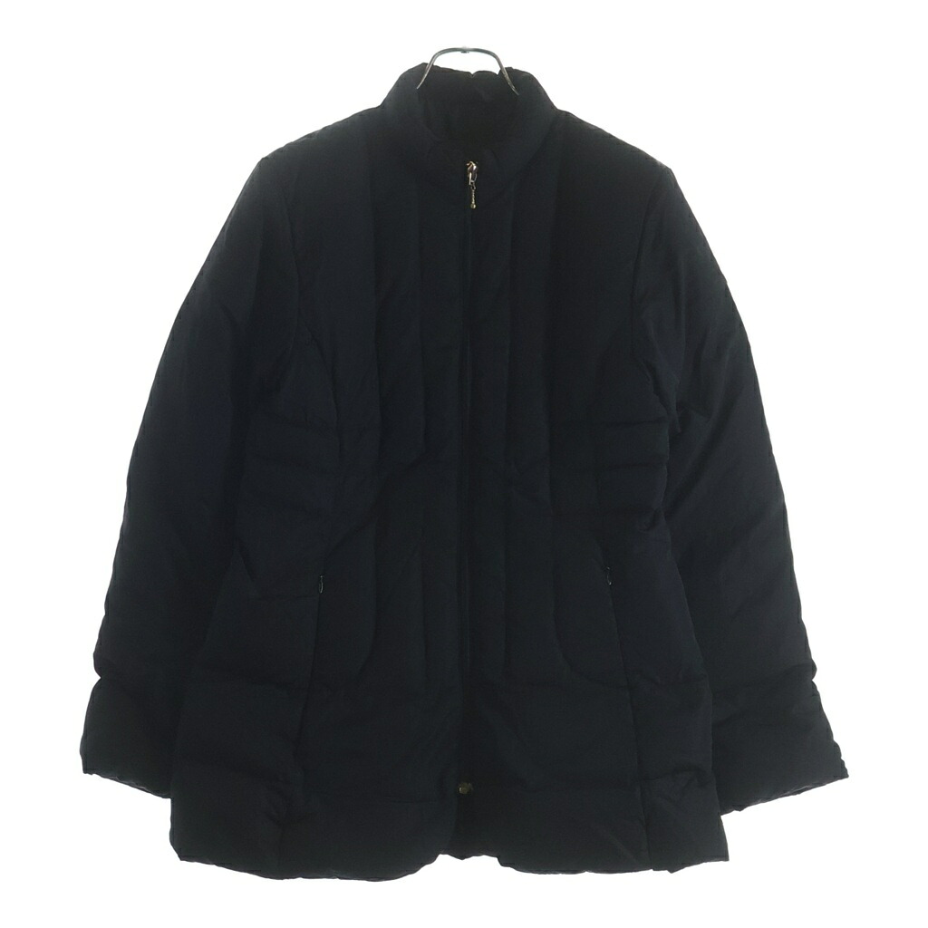 MONCLER(モンクレール) サイズ:1 ジップアップ ミドル ナイロン ダウンコート ジャケット レディース ブラック 220-093-45344-00【中古】【程度B】【カラーブラック】【オンライン限定商品】｜ブランド買取・販売　BRING