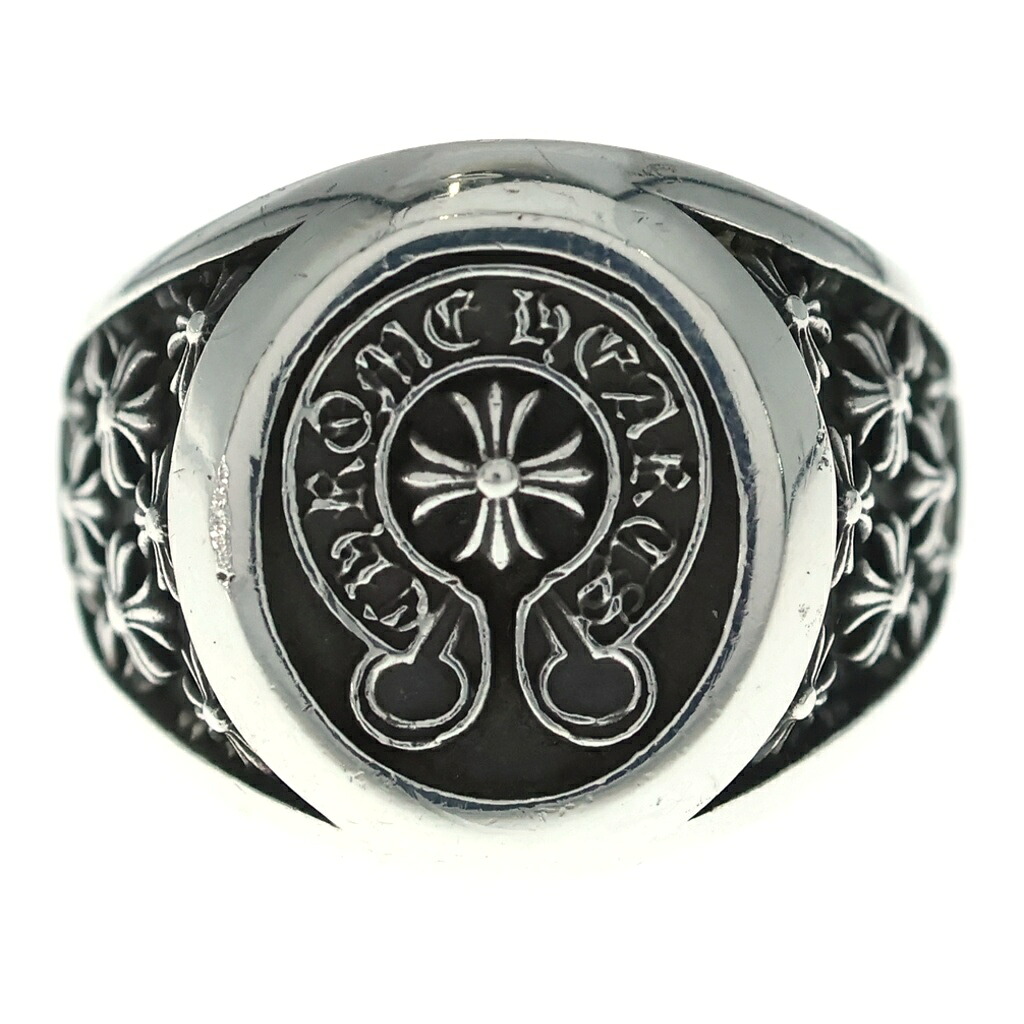 CHROME HEARTS(クロムハーツ) サイズ:19.0号 CLASS CH HORSESHOE RING クラスCHホースシュー スター リング シルバー【中古】【程度B】【カラーシルバー】【取扱店舗OneStyle新宿店】｜ブランド買取・販売　BRING