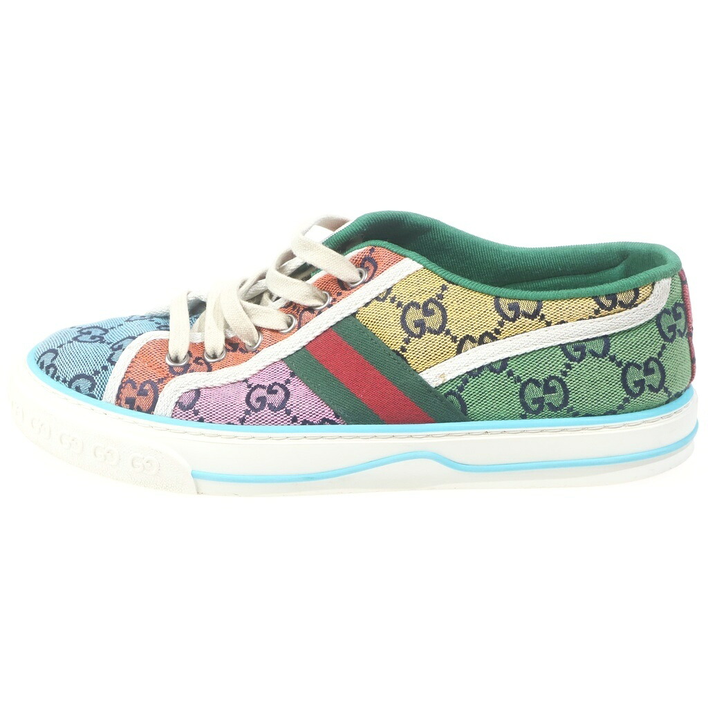 GUCCI(グッチ) GGキャンバス 1977 テニス ローカットスニーカー マルチカラー キャンバス【中古】【程度B】【カラーマルチカラー】【オンライン限定商品】｜ブランド買取・販売　BRING 20,075円