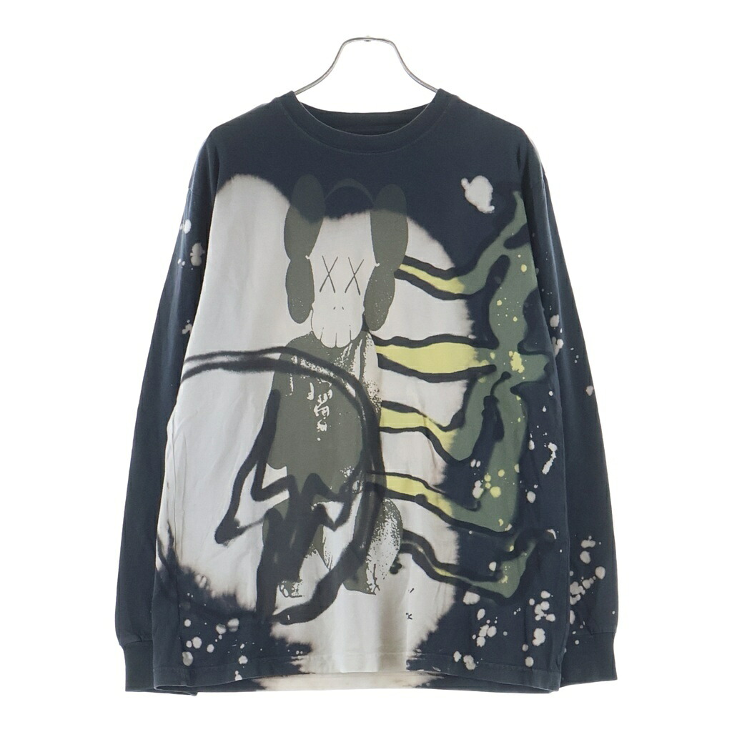 Cactus Jack(カクタスジャック) サイズ:L ×TRAVIS SCOTT KAWS ×FRAGMENT 長袖Tシャツ ロングスリーブ マルチカラー【中古】【程度B】【カラーマルチカラー】【取扱店舗BRING THRIFT CLOSET あべの店】|ブランド買取・販売 BRING