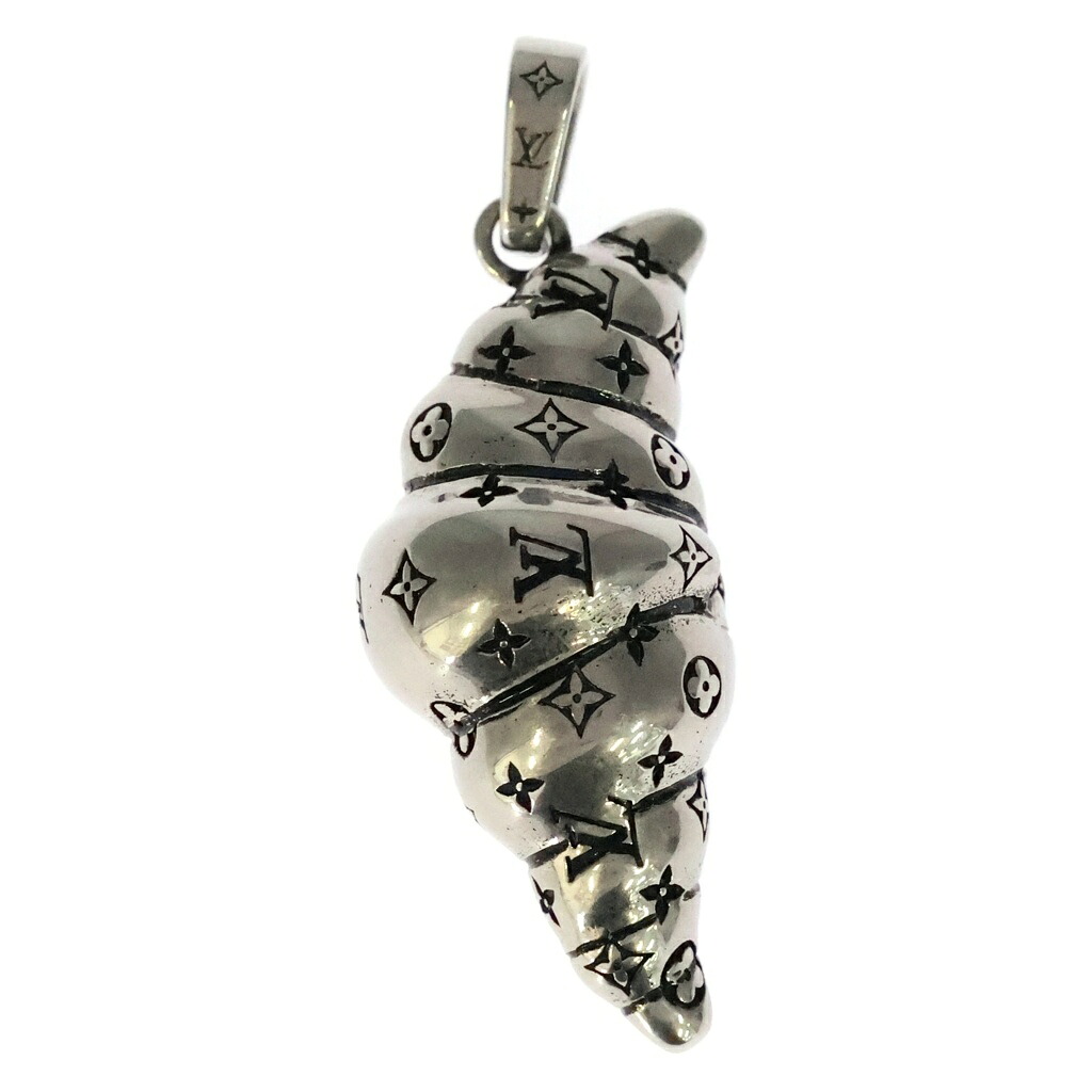 LOUIS VUITTON(ルイヴィトン) クロワッサンモチーフ モノグラム ミディアム ペンダントトップ M03127 シルバー【中古】【程度B】【カラーシルバー】【オンライン限定商品】|ブランド買取・販売 BRING