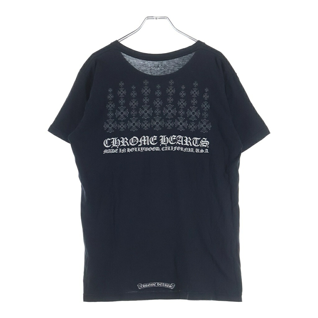 CHROME HEARTS(クロムハーツ) サイズ:M CH Plus Hollywood S/S CHプラス ハリウッド バックプリント 半袖Tシャツカットソー ブラック【中古】【程度B】【カラーブラック】【取扱店舗BRING心斎橋店】｜ブランド買取・販売　BRING