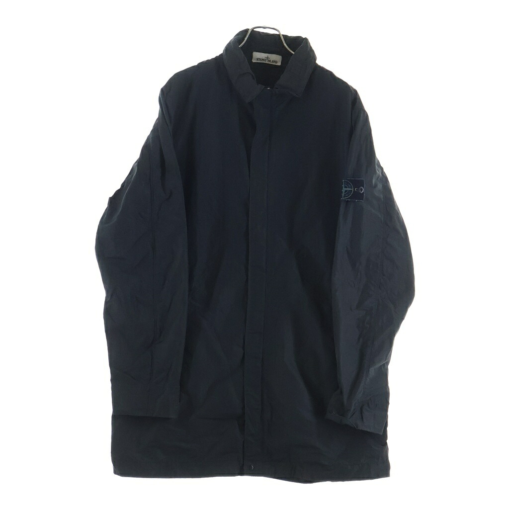 STONE ISLAND(ストーンアイランド) サイズ:XXL MICRO REPS JACKET マイクロレップス ナイロン ジップアップジャケット コート ブラック 701541222【中古】【程度B】【カラーブラック】【取扱店舗BRING有楽町マルイ店】｜ブランド買取・販売　BRING