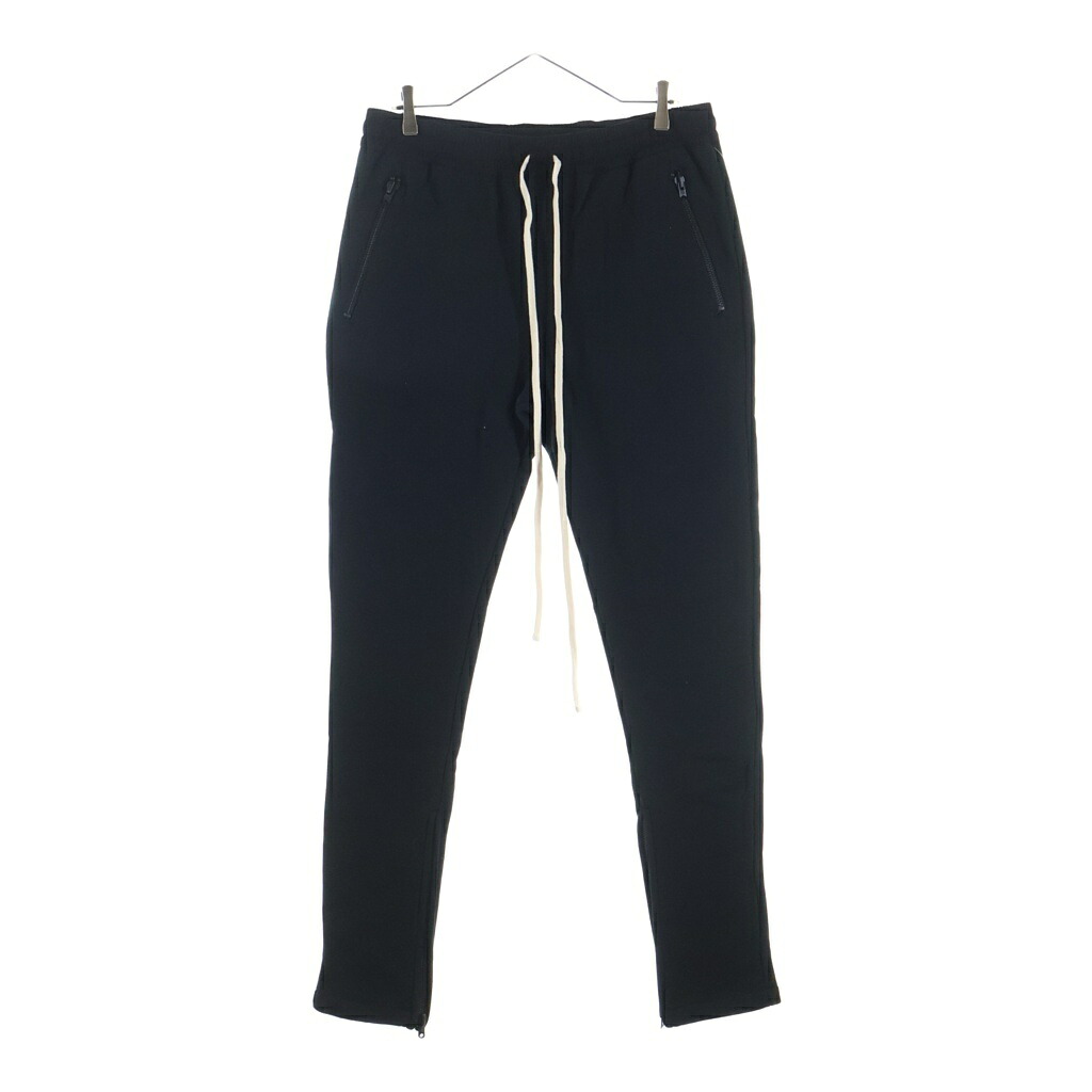 FEAR OF GOD(フィアオブゴッド) サイズ:L SWEAT PANTS 裾ジップ ドローストリング スウェットパンツ ブラック【新古品/中古】【程度S】【カラーブラック】【取扱店舗BRING原宿店】｜ブランド買取・販売　BRING