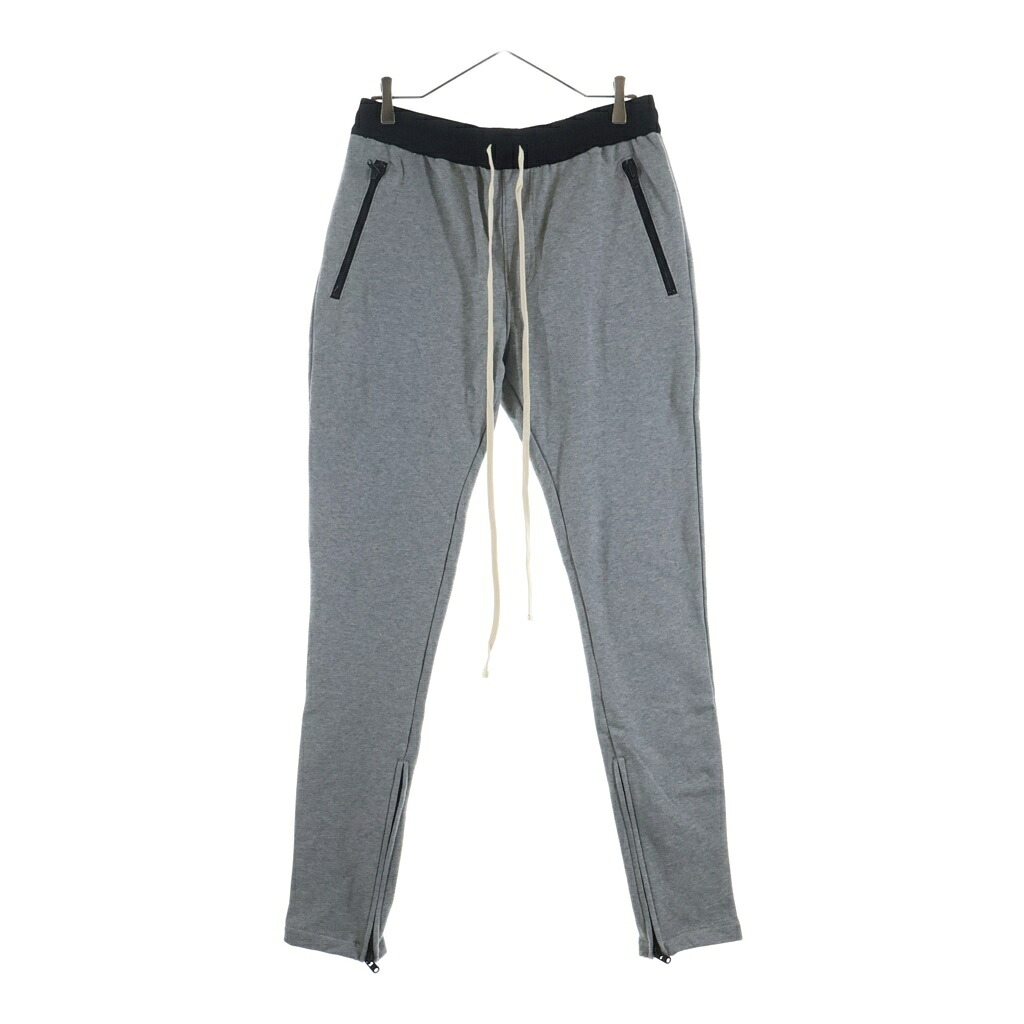 FEAR OF GOD(フィアオブゴッド) サイズ:M SWEAT PANTS 裾ジップ ドローストリング スウェットパンツ グレー【新古品/中古】【程度S】【カラーグレー】【取扱店舗BRING原宿店】|ブランド買取・販売 BRING