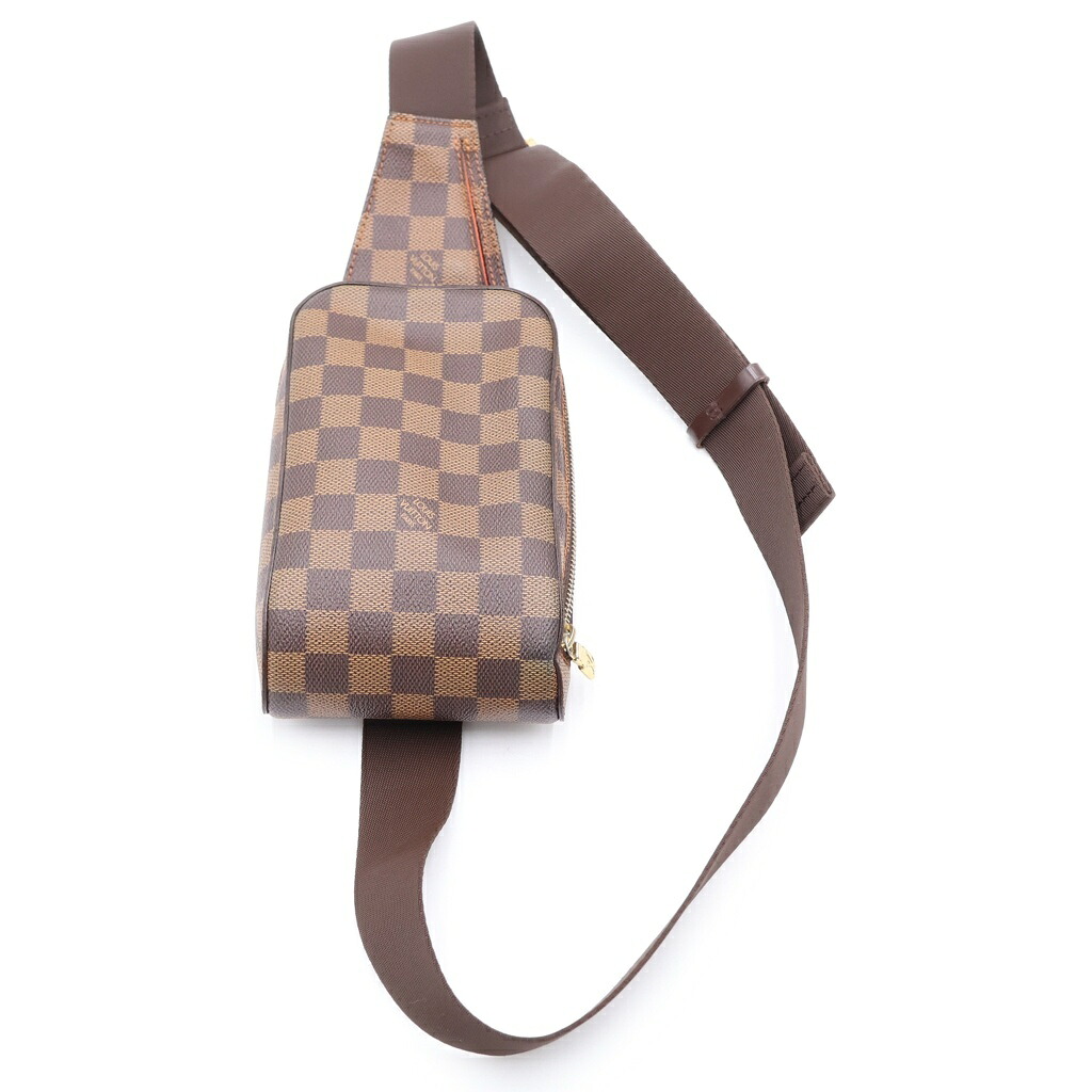 LOUIS VUITTON(ルイヴィトン) ダミエ ジェロニモス PVC レザー ボディバッグ ショルダーバッグ ブラウン N51994【中古】【程度A】【カラーブラウン】【取扱店舗BRING渋谷店】｜ブランド買取・販売　BRING