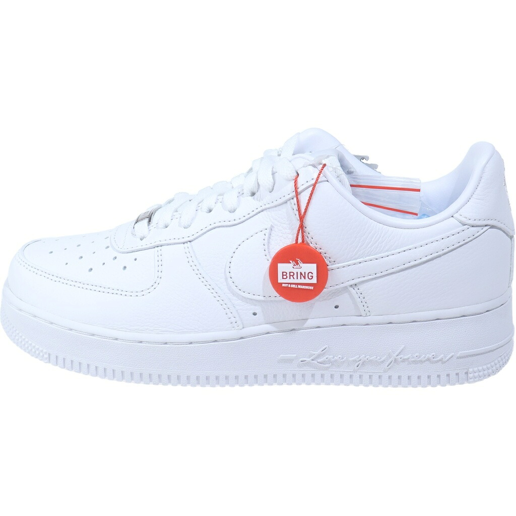 NIKE(ナイキ) サイズ:27.5cm &times;DRAKE NOCTA AIR FORCE 1 LOW LOVE YOU FORVER WHITE CZ8065-100 ドレイクノクタ エアフォース1 ローカットスニーカー ホワイト US9.5/27.5cm【新古品/中古】【程度S】【カラーホワイト】【取扱店舗BRING渋谷店】｜ブランド買取・販売　BRING