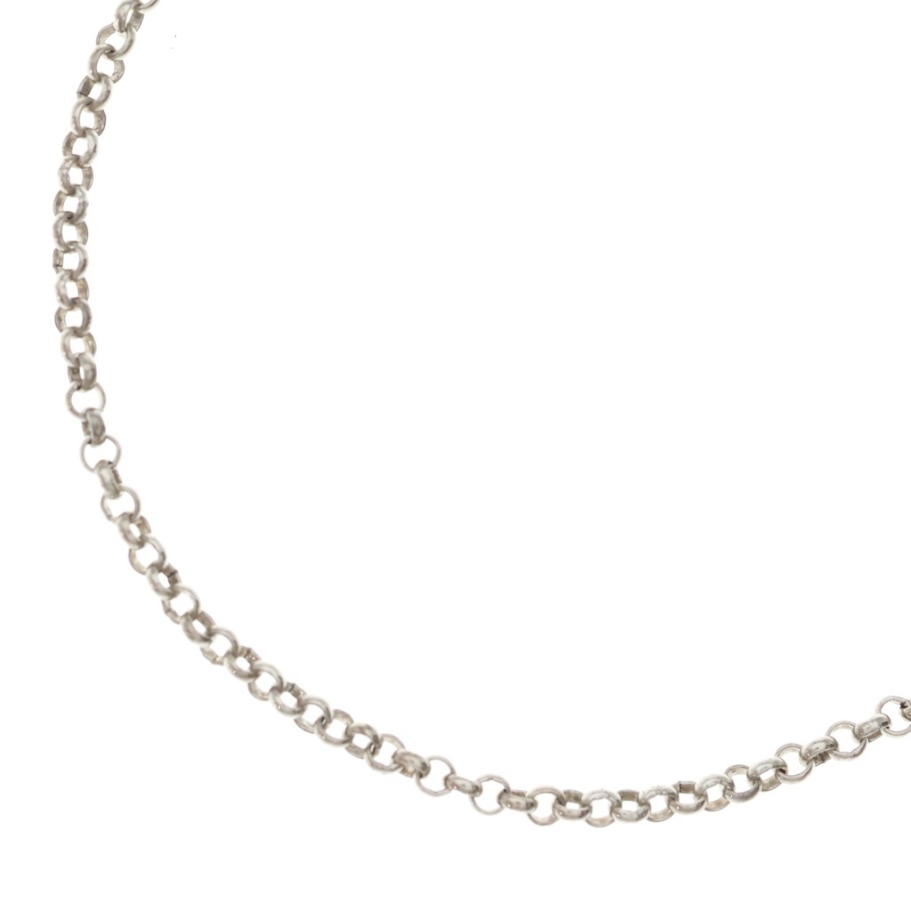 CHROME HEARTS(クロムハーツ) サイズ:16.0inch NECKCHAIN R16 ロールチェーンネックレス 16inch シルバー BCA082【中古】【程度B】【カラーシルバー】【取扱店舗OneStyle新宿店】|ブランド買取・販売 BRING