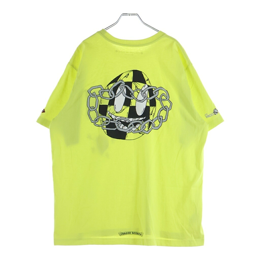 CHROME HEARTS(クロムハーツ) サイズ:XXL &times;MATTY BOY LINK GAME マッティボーイ リンクゲーム クルーネック カットソー 半袖Tシャツ イエロー【中古】【程度A】【カラーイエロー】【取扱店舗原宿】｜ブランド買取・販売　BRING