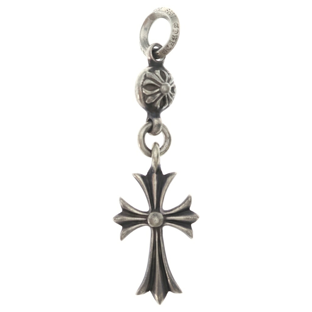 CHROME HEARTS(クロムハーツ) 1B TNY CH CRS 1ボール タイニー CHクロス チャーム ペンダントトップ シルバー BCA197【中古】【程度B】【カラーシルバー】【取扱店舗BRING有楽町マルイ店】｜ブランド買取・販売　BRING