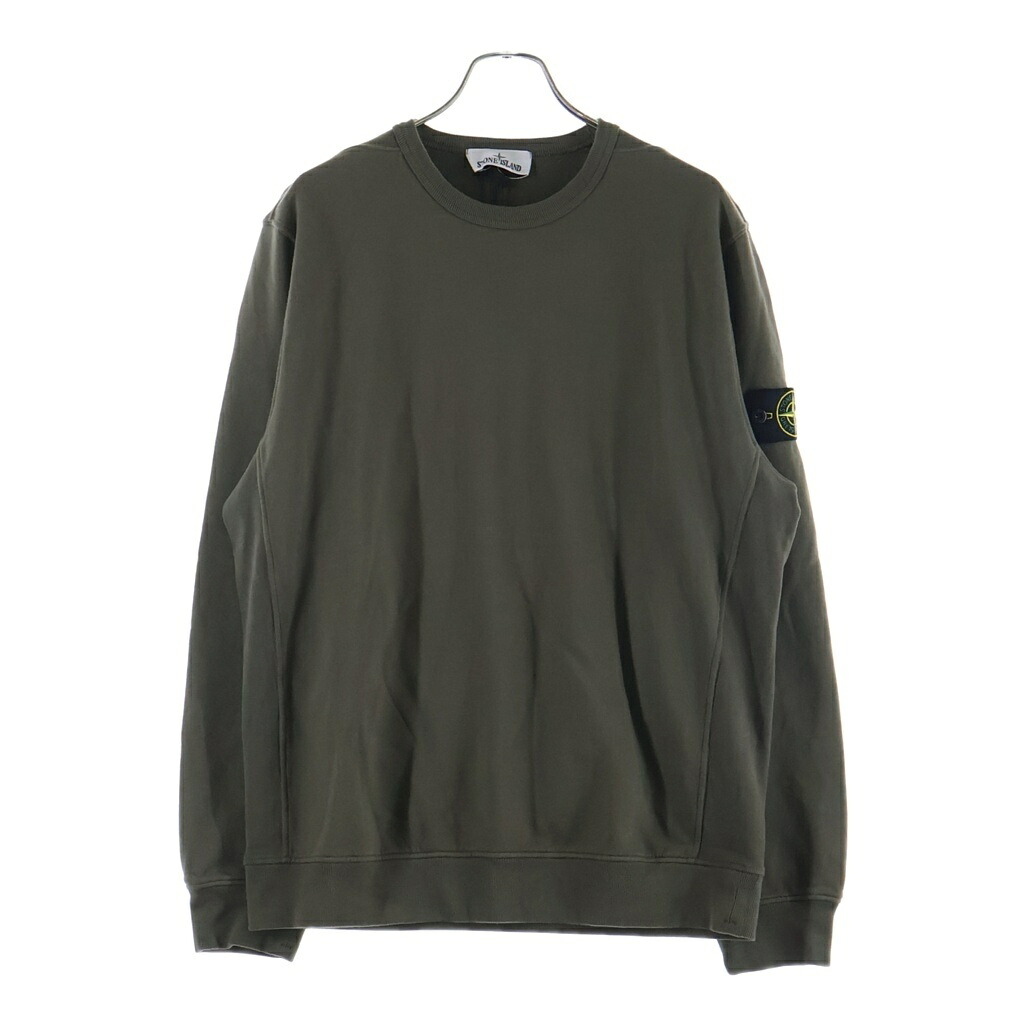 STONE ISLAND(ストーンアイランド) サイズ:L 24AW SWEAT SHIRT スウェットシャツ カーキ K2S156100028S0A2【新古品/中古】【程度S】【カラーカーキ】【取扱店舗BRING THRIFT CLOSET あべの店】｜ブランド買取・販売　BRING