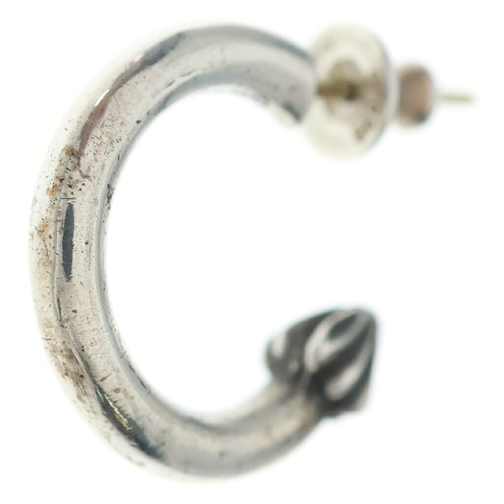 CHROME HEARTS(クロムハーツ) HOOP PLAIN プレーン フープピアス シルバー BCA101【中古】【程度B】【カラーシルバー】【取扱店舗BRING横浜ビブレ店】｜ブランド買取・販売　BRING