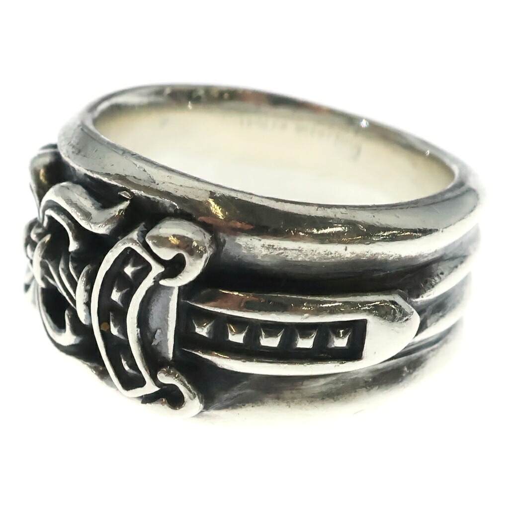 CHROME HEARTS(クロムハーツ) サイズ:19.0号 DAGGER ダガーリング シルバー BCA343【中古】【程度B】【カラーシルバー】【取扱店舗OneStyleプロペラ通り店】｜ブランド買取・販売　BRING