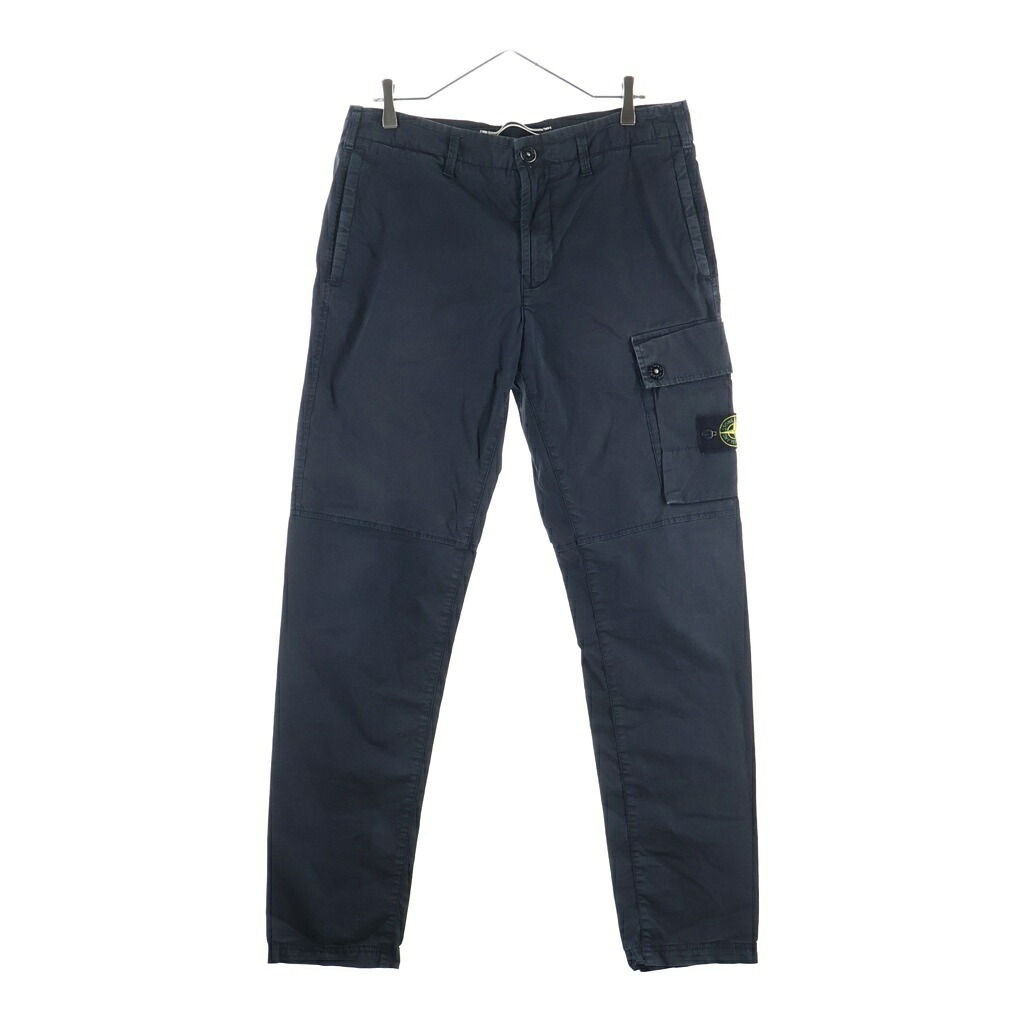 STONE ISLAND(ストーンアイランド) サイズ:w33 TYPE-SL Cargo Pants ロゴワッペン カーゴパンツ ネイビー 781531410【中古】【程度A】【カラーネイビー】【取扱店舗BRING横浜ビブレ店】｜ブランド買取・販売　BRING