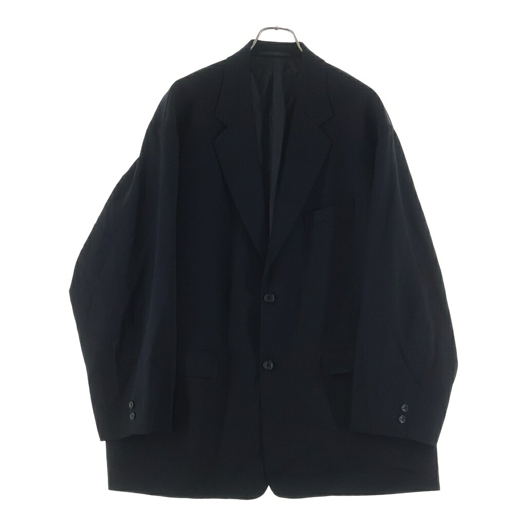 Graphpaper(グラフペーパー) サイズ:3 Scale Off Wool Jacket スケールオフウールジャケット テーラードジャケット ブラック GM241-20168B【中古】【程度B】【カラーブラック】【取扱店舗BRING WASTE_NOT】｜ブランド買取・販売　BRING