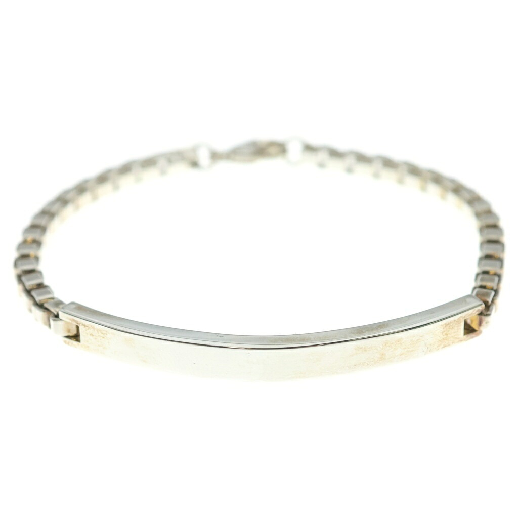 TIFFANY & Co.(ティファニー) ベネチアン ID タグ ブレスレット チェーン シルバー SV925【中古】【程度B】【カラーシルバー】【取扱店舗BRING京都河原町店】|ブランド買取・販売 BRING