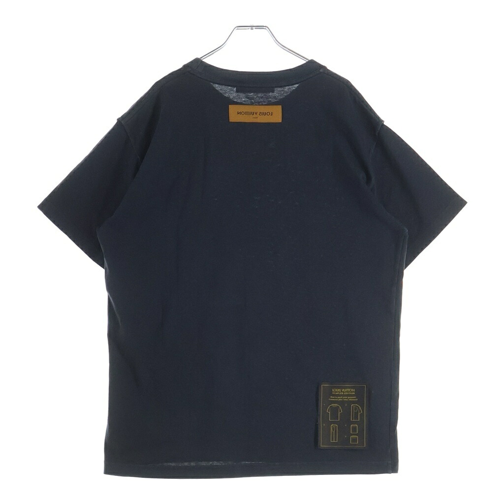 LOUIS VUITTON(ルイヴィトン) サイズ:M 23AW インサイドアウト 半袖Tシャツ カットソー ブラック RM232Q JYN HIY47W【中古】【程度B】【カラーブラック】【取扱店舗BRING心斎橋店】｜ブランド買取・販売　BRING