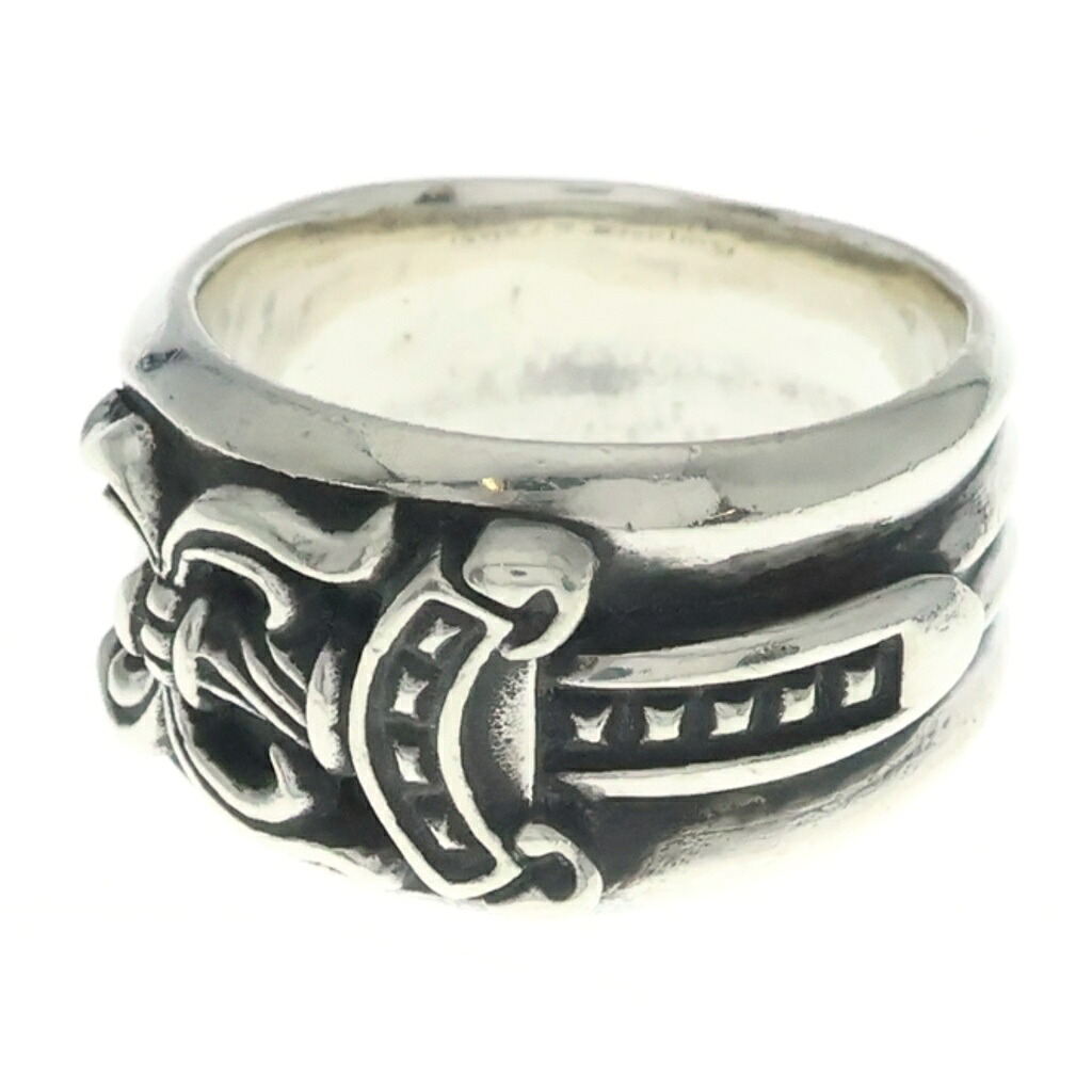 CHROME HEARTS(クロムハーツ) サイズ:18.5号 DAGGER ダガーリング シルバー BCA343【中古】【程度B】【カラーシルバー】【取扱店舗OneStyle原宿店】｜ブランド買取・販売　BRING