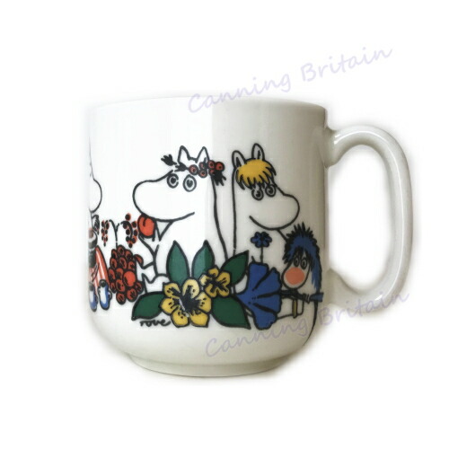アラビア/ARABIA ムーミン チルドレン「Moomin Children」1990年～1994年・アンティーク・スナフキン・スニフ 【美品ですが極小の擦れや小傷あり/少量の顔料とびあり】【専用箱なし・付属品なし】 チルドレンマグ【中古】海外直輸入ＵＳＥＤ品