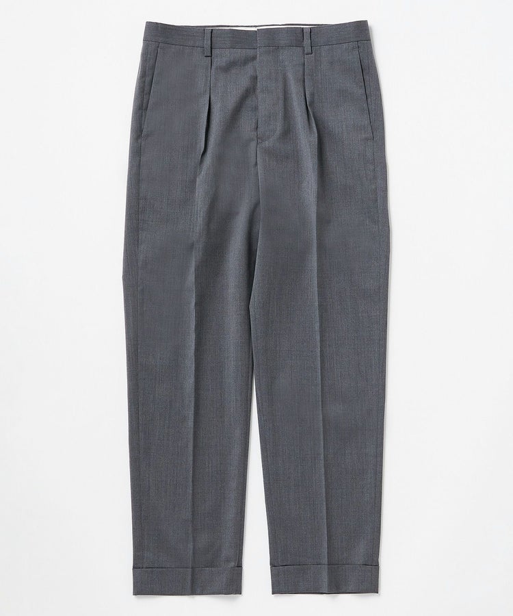 BRITISH MADE ブリティッシュメイド スリムパンツ/イズリントン(ウールギャバ)(MEN) 全1色 メンズ テーパードシルエット トラウザー 通年着用可 ウール ポリエステル