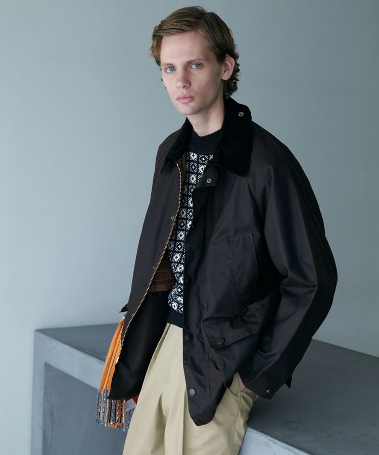 楽天市場】BARBOUR バブアー Waxed Cotton Hood ワックスドコットン