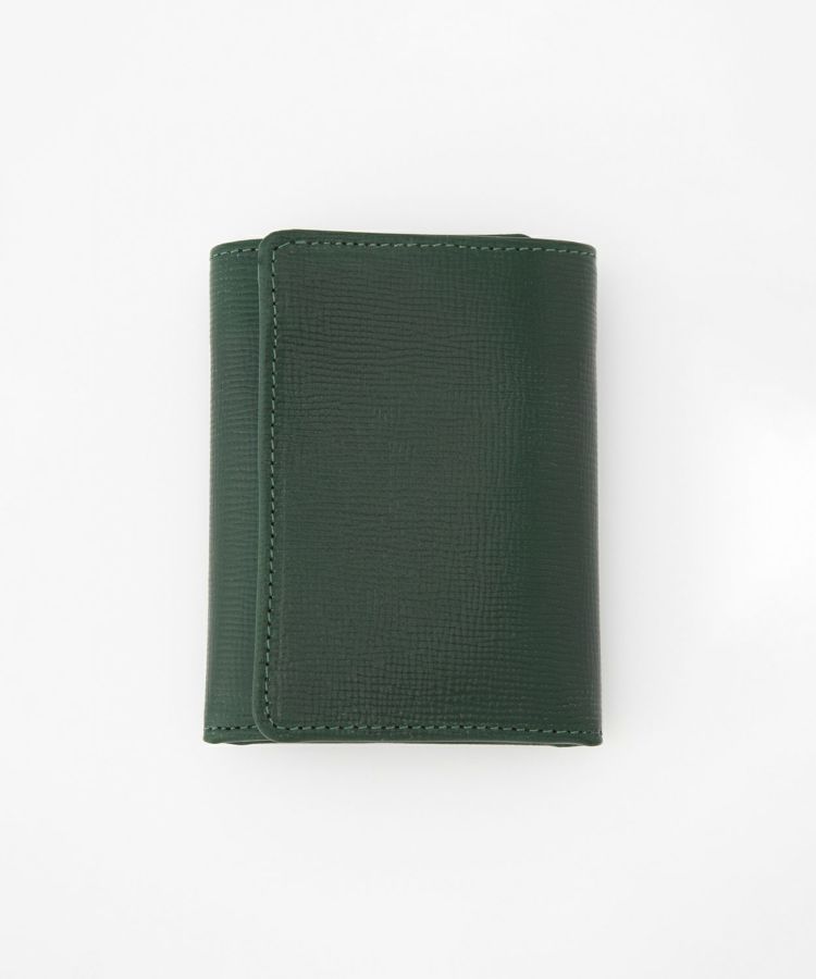 【国内正規代理店】グレンロイヤル [別注]コンパクト三つ折り財布(小銭入れ付)(エンボス)(バイカラー) 全2色 ブライドルレザー BRITISH MADE ブリティッシュメイド