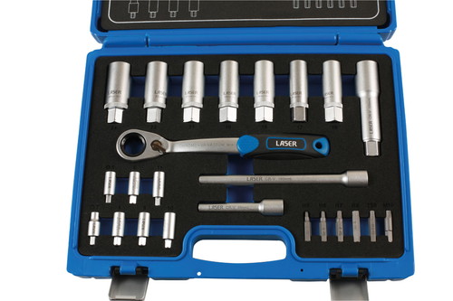 【送料無料】laser-7673 ショックアブソーバー&マクファーソンストラット交換用ツールキット|British pro car tools