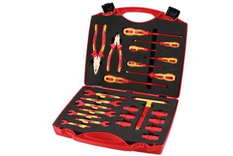 【送料無料】Laser-8509 耐スパーク完全絶縁ツールキット 24pc　絶縁工具　防爆工具