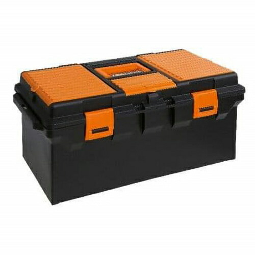 【送料無料】Beta CP15L プラスチックツールボックス 取り外し可能なトートトレイ付き (イエロー）工具箱