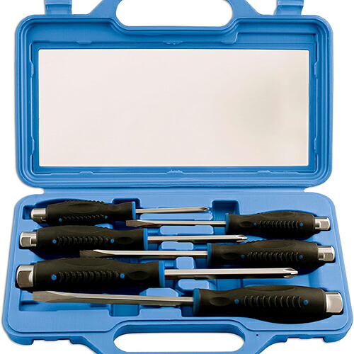 【送料無料】Laser-5599 貫通ドライバーセット　6pc｜British pro car tools