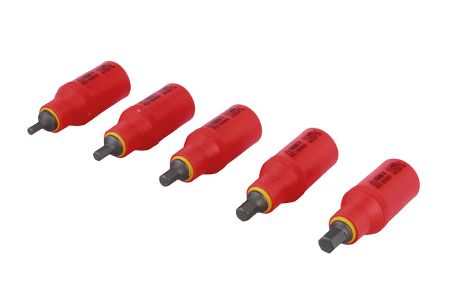 【送料無料】Laser-8526 六角ビットソケットセット3/8ドライブ 5pc 絶縁工具|British pro car tools