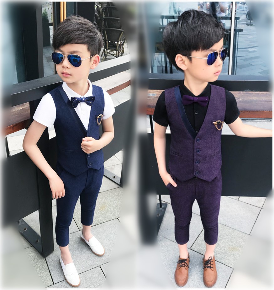楽天市場 送料無料 追跡番号付 韓国風 男の子 無地 上下5点セット 子供スーツベスト 半ズボン 入学式スーツ フォーマル タキシード 七五三 卒入学式 結婚式 発表会 ワイシャツ付 ネクタイ付 フルセット 夏 ショートパンツ ハーフパンツ ブライトン